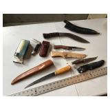 Assorted knives