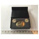 175th anniversary John Deere belt buckle set
