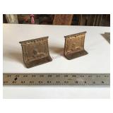 Cast iron book ends