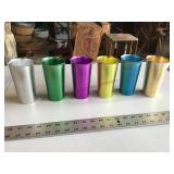 Assorted aluminum tumblers
