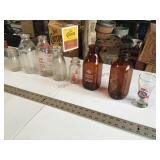 Milk bottles, etc