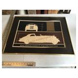 Rolls Royce framed sign