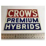 Metal crows hybrid sign