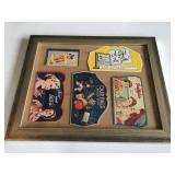 Framed needle books