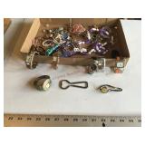 Costume jewelry and watches