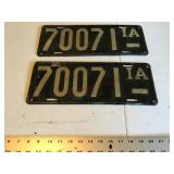 IA license plate