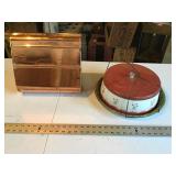 Retro kitchen dispenser and cake saver
