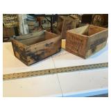Wooden boxes