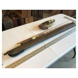 Betts rod and vintage glove