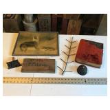 Assorted vintage items