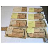 Janesville creamer certificates, etc