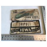 License plates