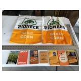 Pocket ledgers and Pioneer sacks