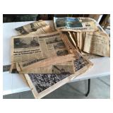 Old newspapers etc.