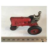 Arcade Farmall M tractor with man