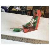 Antique metal construction toy