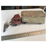 Antique Metal transit semi
