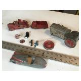 Antique toys and parts