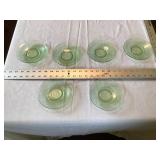 Green depression glass