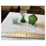 Green glassware