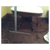 Marble top parlor table