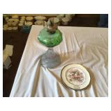 Westgate Ia plate And vintage lamp