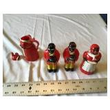 Aunt Jemima salt and peppers etc.