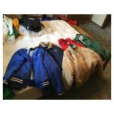 Coats and sweatshirt