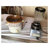 Crockpot and blender