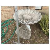 Bird bath & Sign