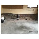 2 Rusty metal signs