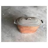 Copper boiler with lid