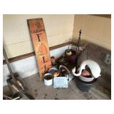 Sign pots etc