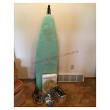 Irons and ironing board