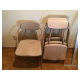 4 Folding chairs