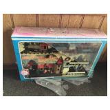 Musical holiday train set