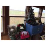 Tote with Christmas items