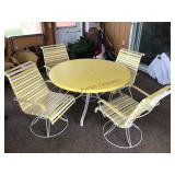 Patio table and chairs