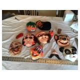 Vintage Halloween masks