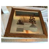 Wall hanging mirror