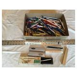 Pens and pencils