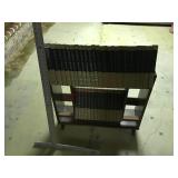 Bookshelf with books