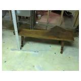 Log coffee table