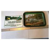 John Deere tray and RR sign