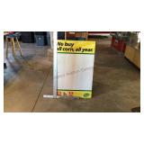Metal sign