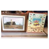 Picture and pedal car poster