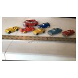 Rubber and plastic cars