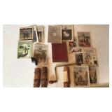 Player piano rolls and books