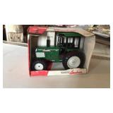 White tractor