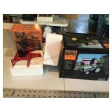 Toy display case and sheller